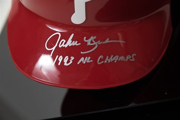 John Kruk Signed & Inscribed Full Size Helmet - PSA/DNA
